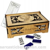Cuban Style Domino Deluxe Double Nine Set in a Beautifully carved wood box. Score Pad Included B00BPFF3VU